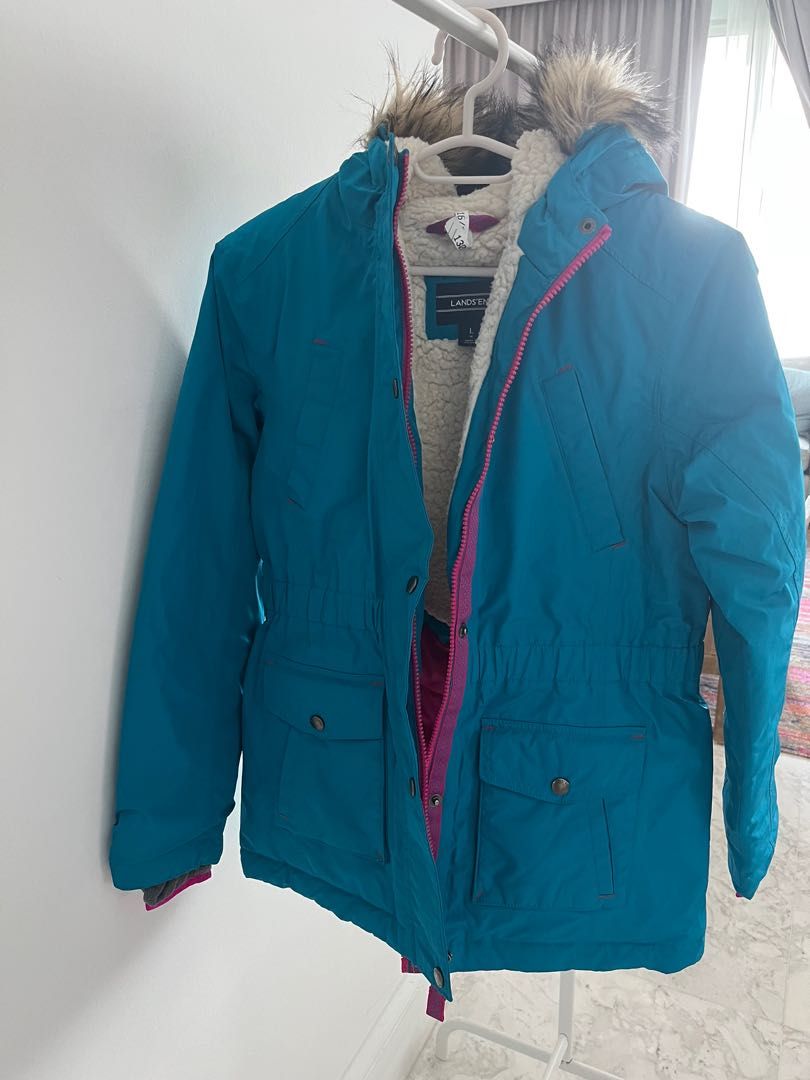 LANDS END ski jacket Women s Fashion Coats Jackets and Outerwear on Carousell