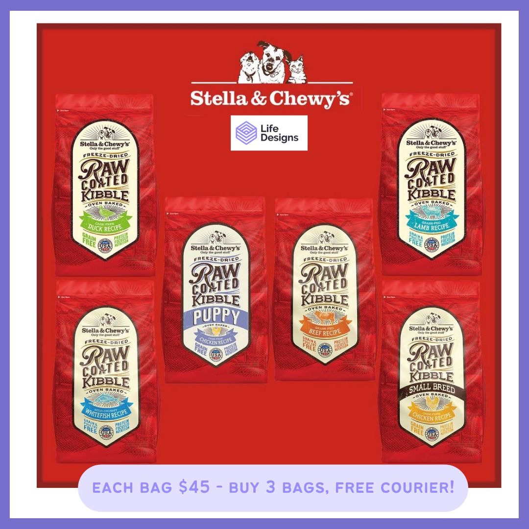 LD Stella Chewy s Raw Coated Kibble Dog Food. 3.5 LBS 1.6 kg