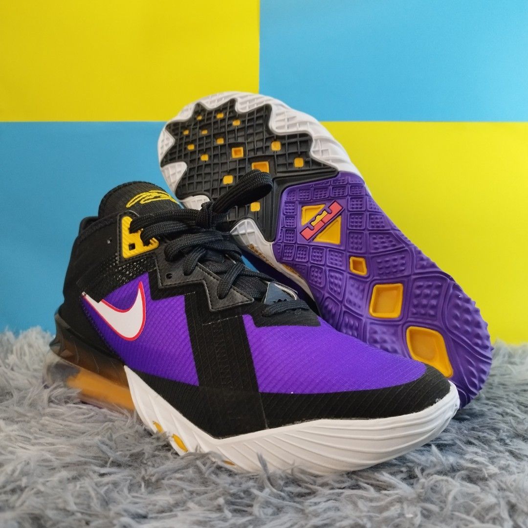 Nike lebron 18 low purple cheap