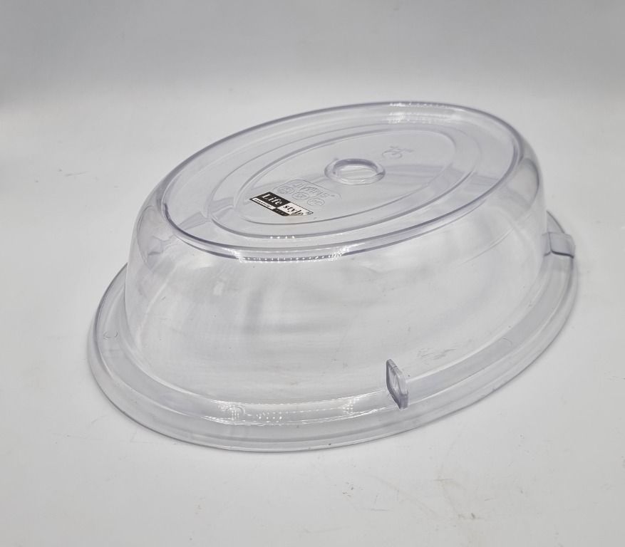 8 10 11 12 14 Inch Stackable Polycarbonate Cover Pc Plate Cover Clear  Plastic Oval Food Cover - Buy Food Cover,Plate Cover,Polycarbonate Cover  Product