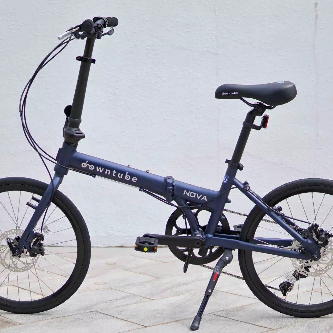 Lightweight Downtube Nova folding bikes from USA 10 speed Hollowtech disk brakes 451 wheelset FREE delivery