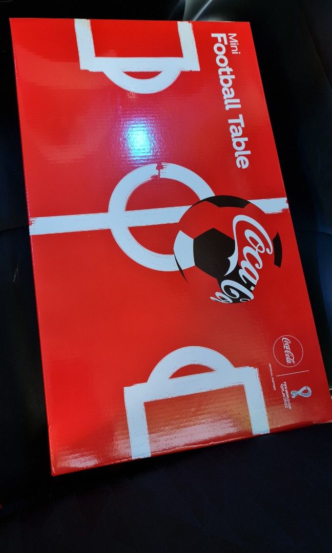 Limited Edition Fifa World Cup Qatar 2022 Mini Foosball Table by Coca