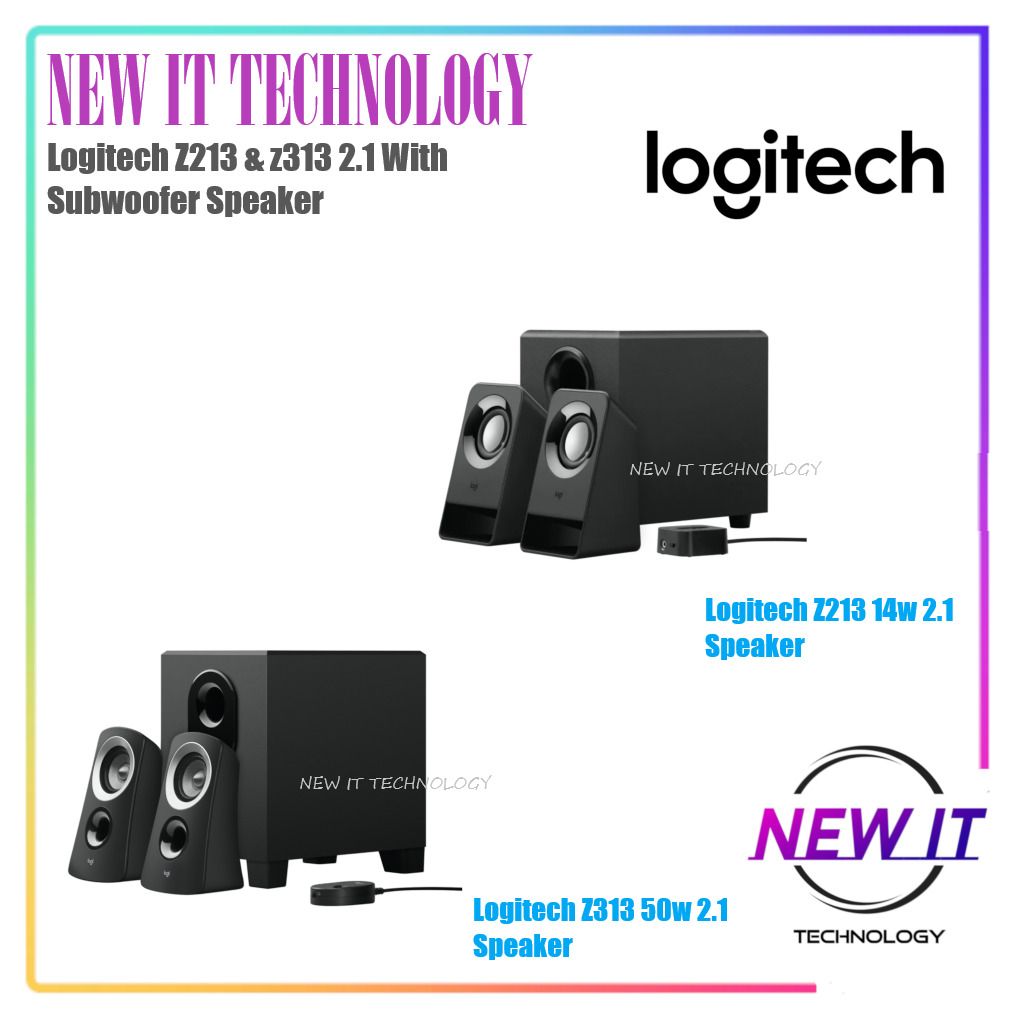 Logitech Z213 Compact Speaker System 14W 1Year Warranty