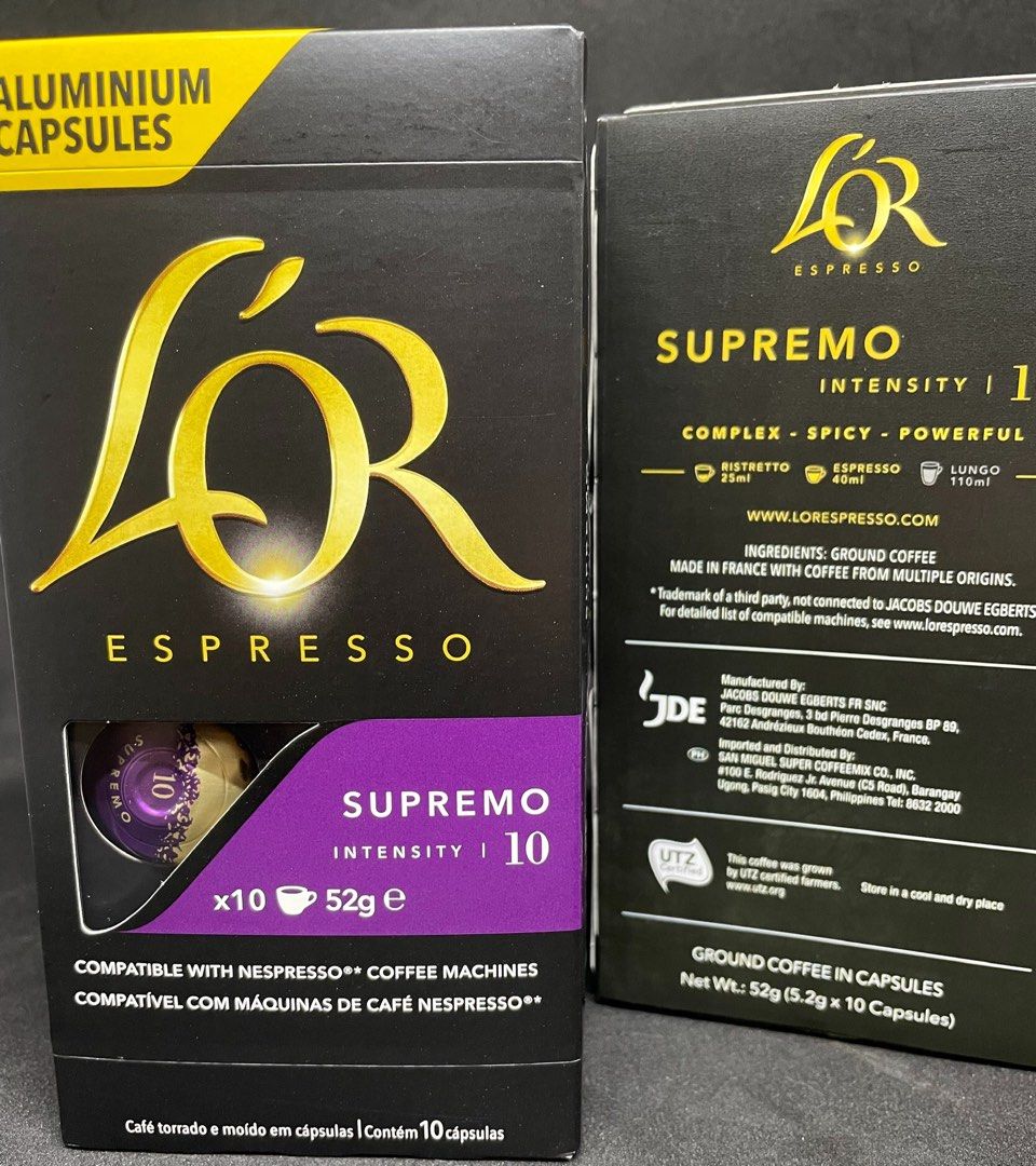 l'or espresso supremo 10 capsules