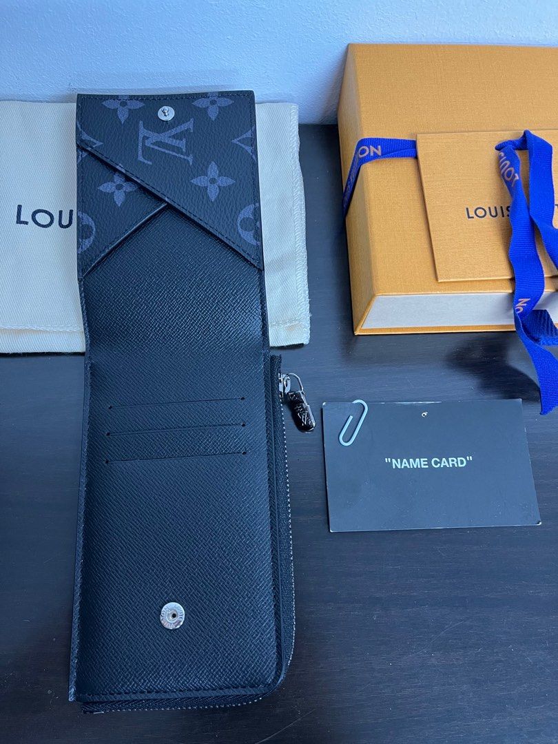 Brand New Louis Vuitton Hybrid Wallet Black Monogram Shadow