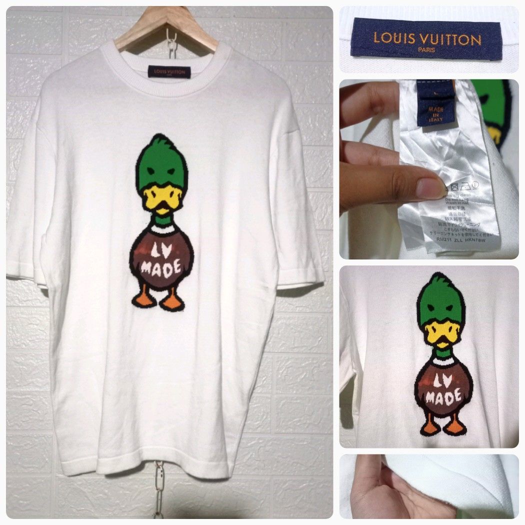LV supreme t-shirt . Japan, Men's Fashion, Tops & Sets, Tshirts & Polo  Shirts on Carousell
