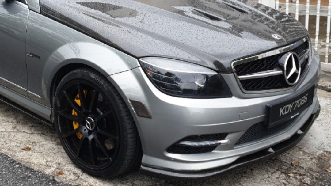 OTOTEC Abschlepphakenabdeckung Schwarz - Für Mercedes C-Klasse W204 2011-2024