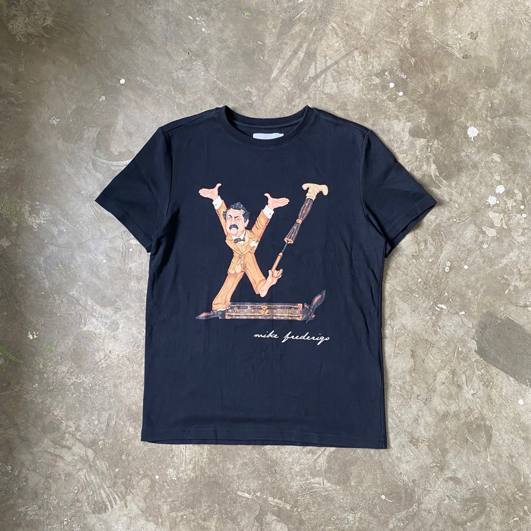 Mike Frederiqo T-shirt Louis Vuitton Logo Tribute Amsterdam RARE sz XS  womens