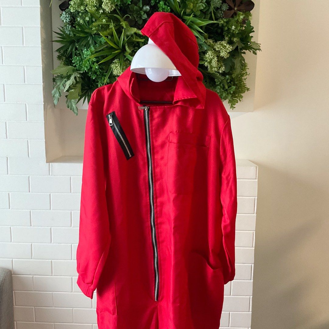 Money Heist Red Jumpsuit Costume, Hobbies & Toys, Stationary & Craft