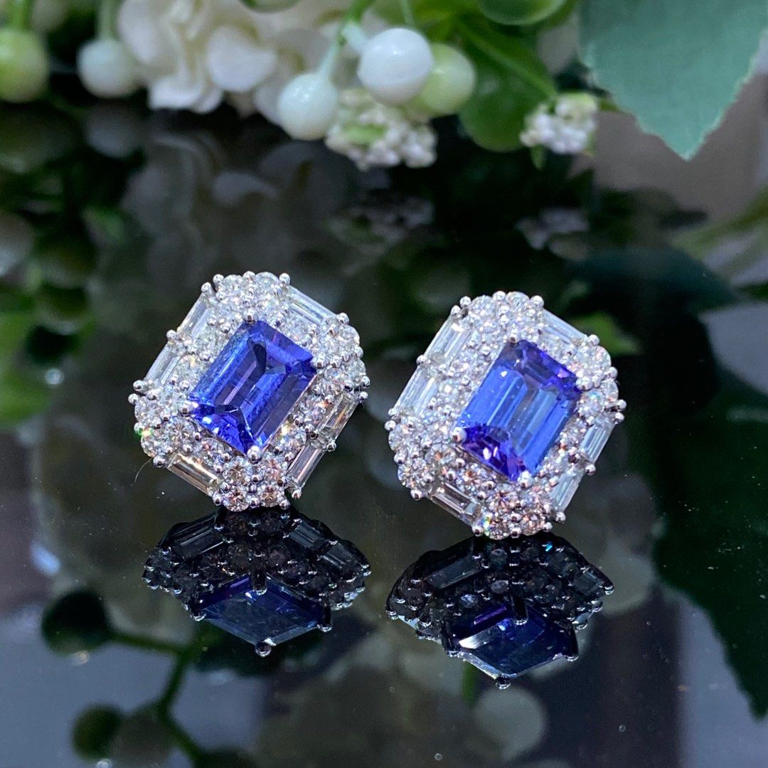 Tanzanite earrings for sale sale