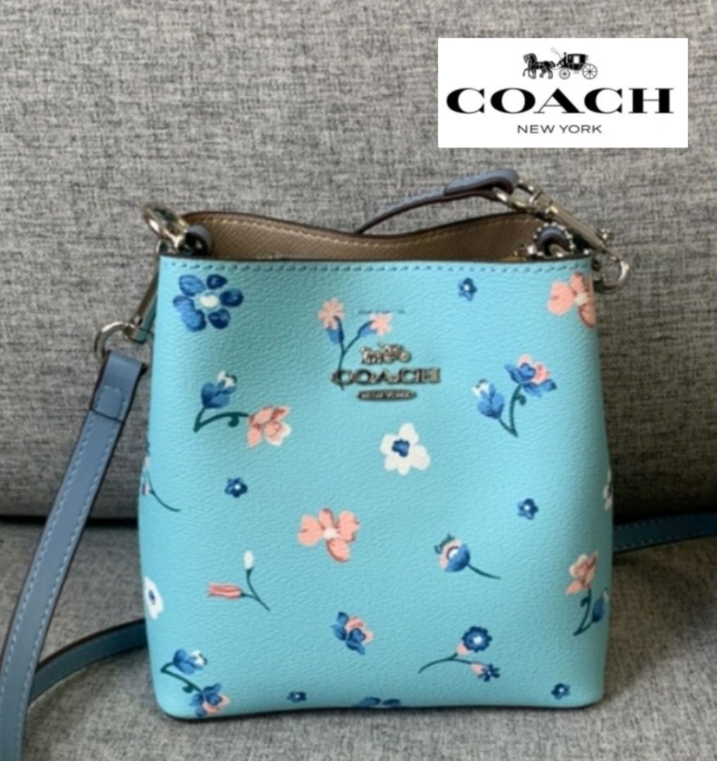 Coach teal cheap crossbody bag