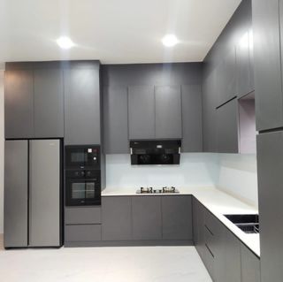 NEW YEAR PROMOTION KITCHEN CABINET UPPER AND BOTTOM + QUARTZ STONE KITCHEN TOP JOHOR 8FEET OFFERS