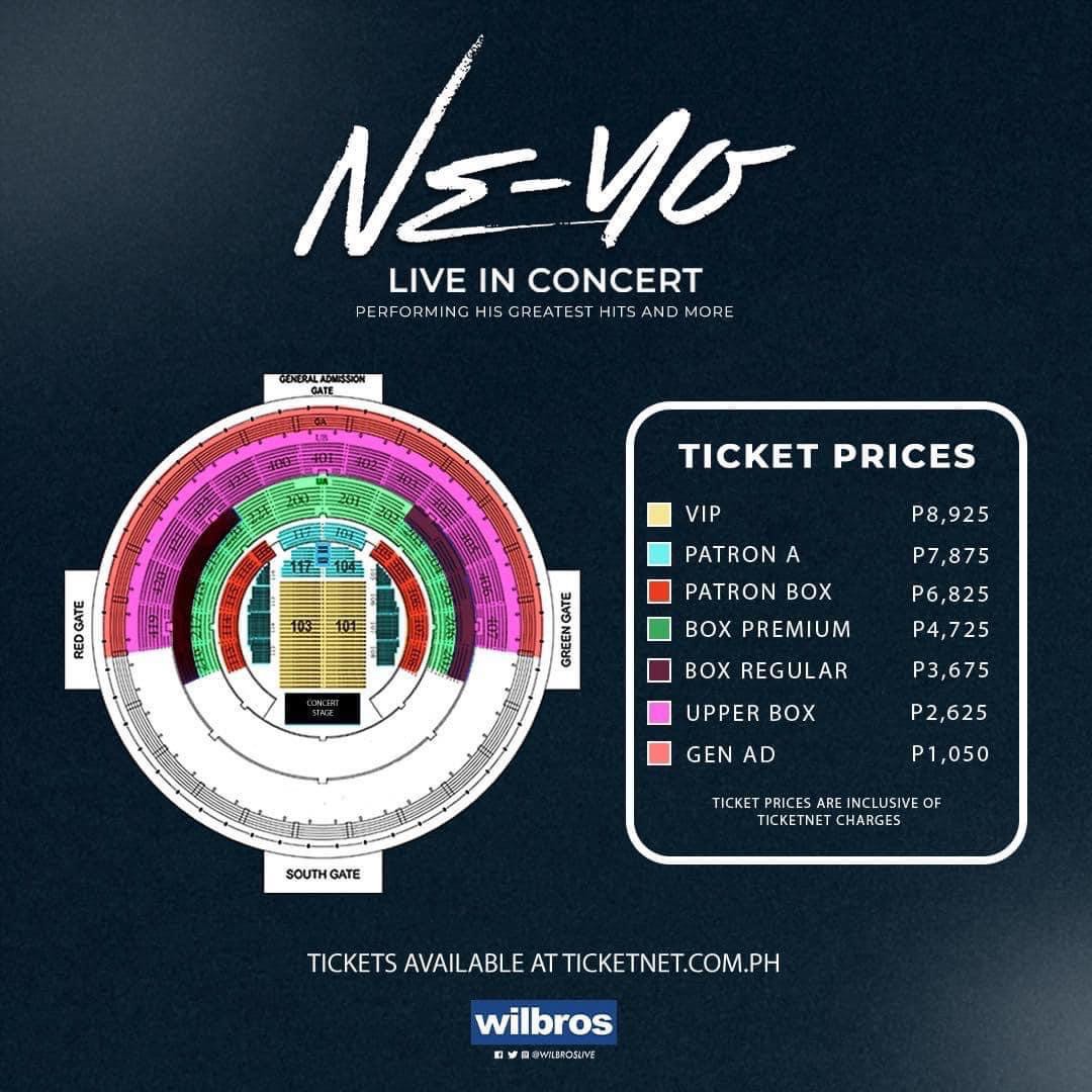 NEYO CONCERT TICKET UPPER BOX FOR SALE (1), Tickets & Vouchers, Event