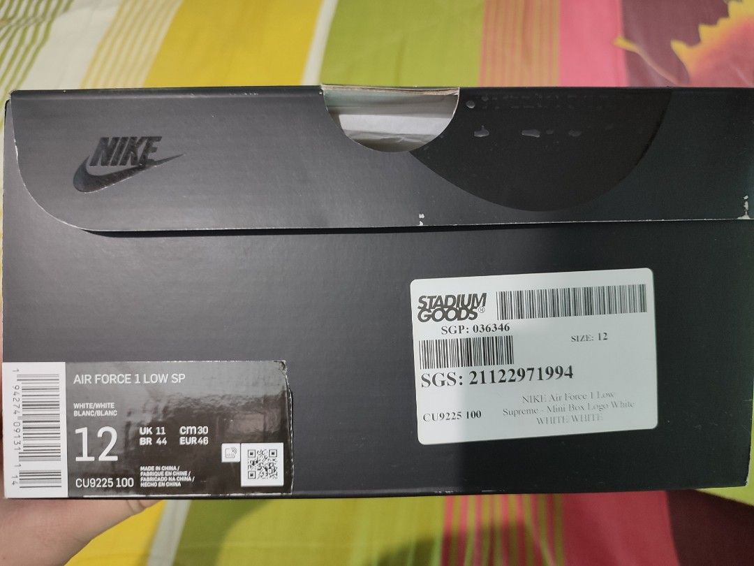 Nike Air Force 1 Low Supreme Mini Box Logo