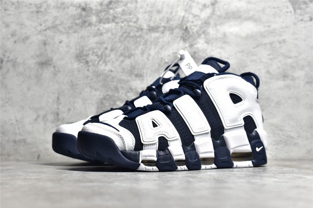 NIKE Air More Uptempo 96 White blue shoes