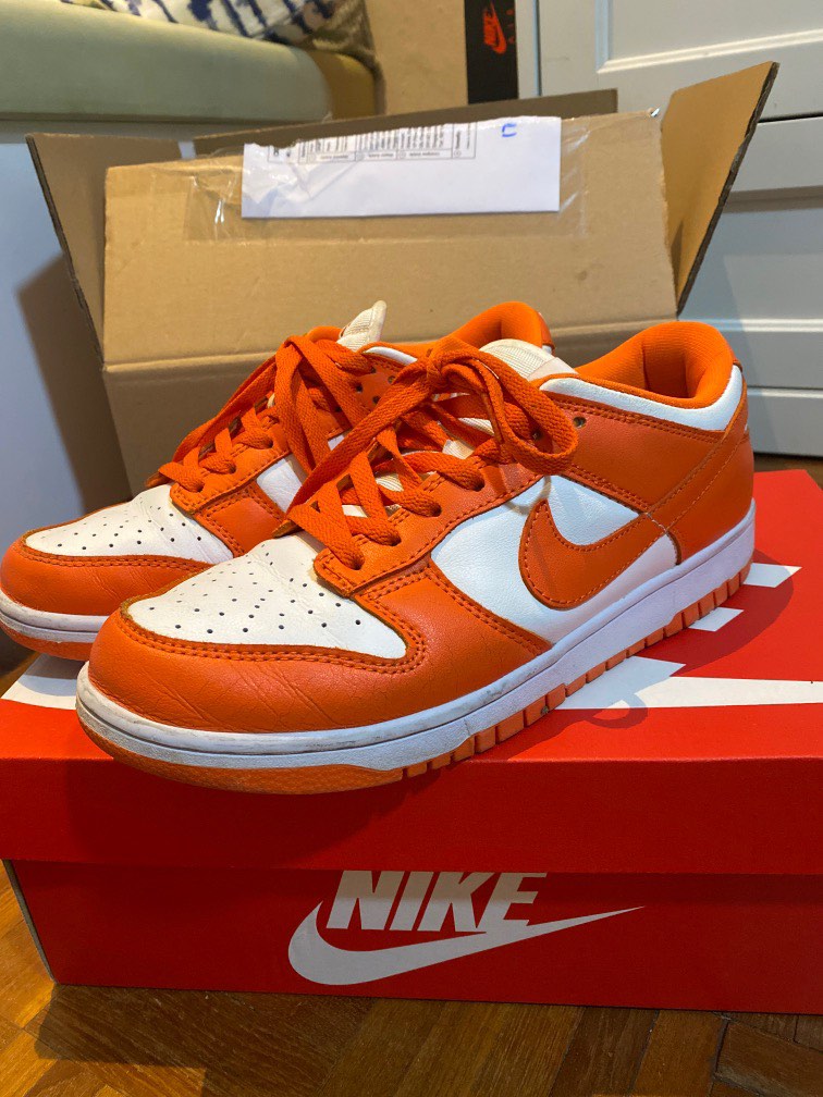 Nike dunk low orange blaze, Men's Fashion, Footwear, Sneakers on Carousell