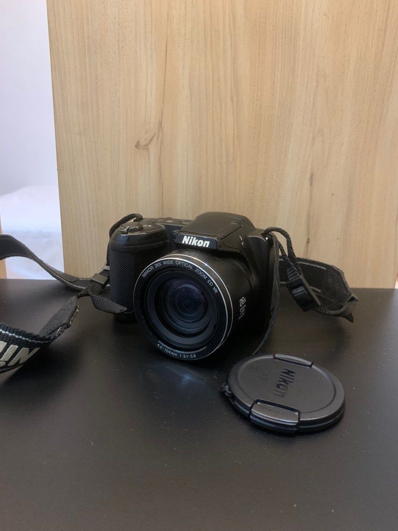 NIKON COOLPIX L330 Camera with Case Logic Bag (Category: Cameras) located in Quezon City. Submitted by insidecloset.c (Listing ID 1199164658, Image 3). Description: 9,000 for both camera and bag Used condition Battery operated (batteries included) Compact Digital Camera RFS: Upgrade ⚠️ no memory card included ⚠️ no box ⚠️ MOD : via Lalamove/Grab ⚠️ MOP: GCash/Bdo.