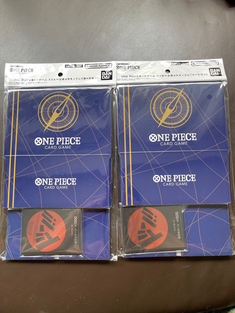 ONE PIECE CARD GAME STORAGE X DON!! CARD SET, Hobbies & Toys, Toys & Games on Carousell