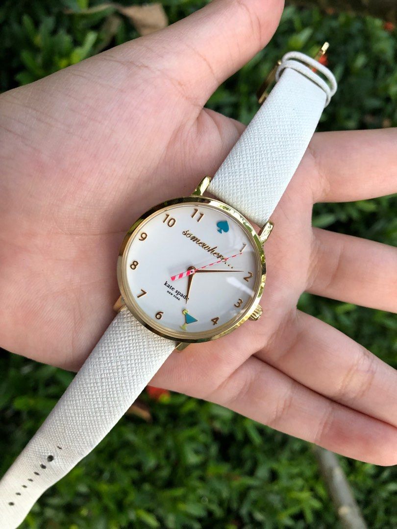 ORIGINAL‼️ Kate Spade Metro White Enamel Dial Ladies Watch 1YRU0765, Women's  Fashion, Watches & Accessories, Watches on Carousell