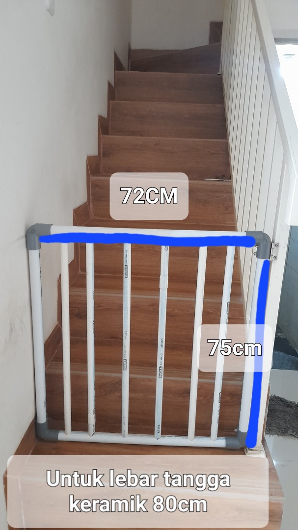 Pagar Pintu tangga Bayi/Baby Safety Gate, Bayi & Anak, Lainnya di Carousell