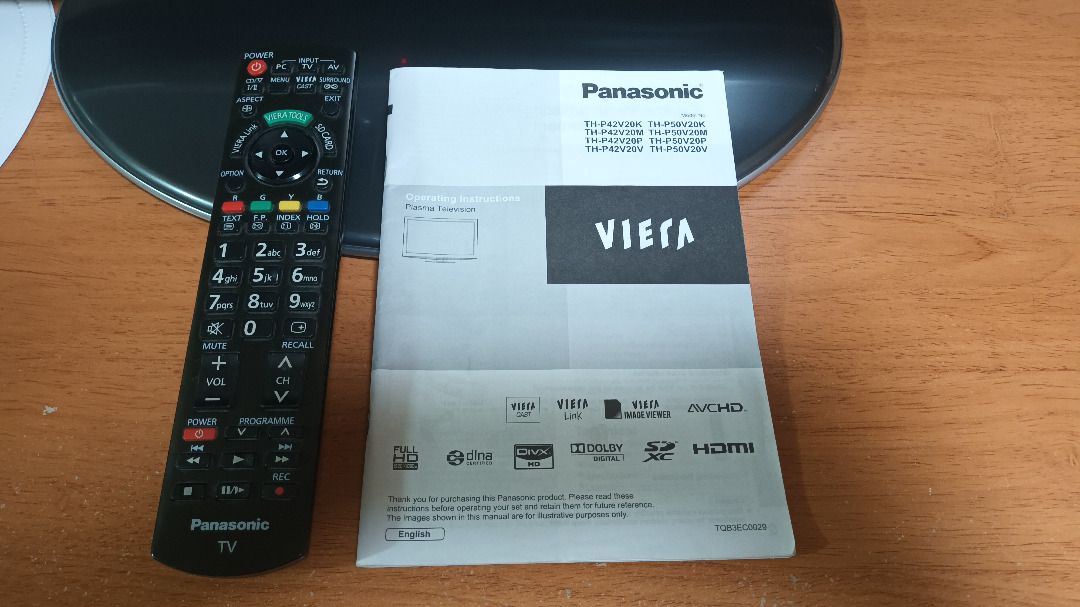 Panasonic Viera 42 inch plasma with free tv TV & Home