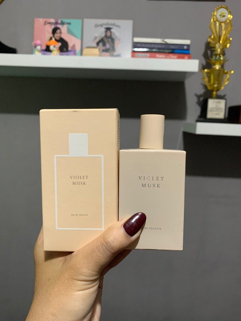 Parfume Miniso Violet Musk Kesehatan Kecantikan Parfum Kuku