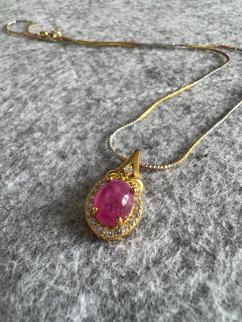 Real ruby pendant new arrivals