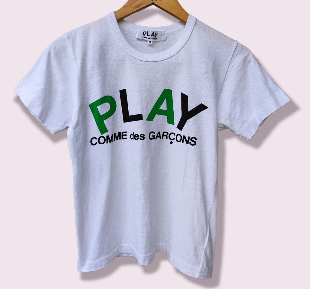 Comme des Garçons Play Short-Sleeved Crewneck T-Shirt (women's), Women's  Fashion, Tops, Other Tops on Carousell