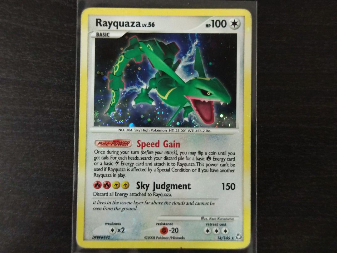 Pokemon Rayquaza 14/146 Legends Awakened, Hobbies & Toys, Toys & Games on  Carousell