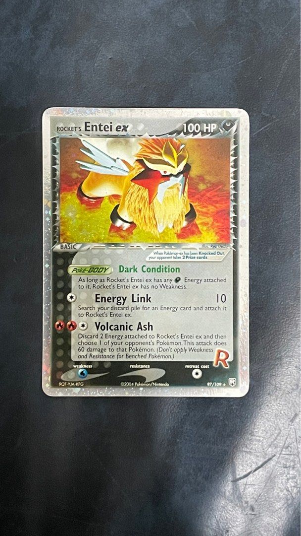 RAIKOU EX Block Ex deoxys 108/107 Pokemon card in grea…