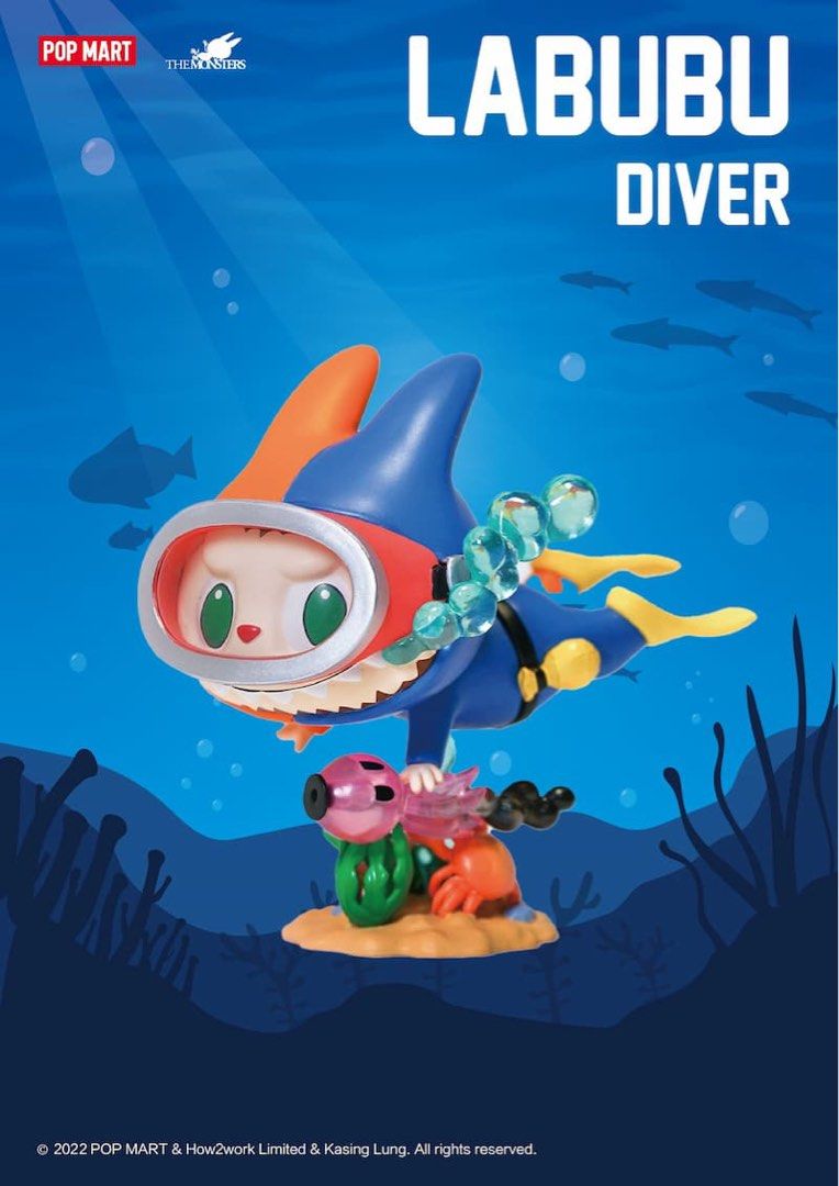 popmart POP MART LABUBU DIVER