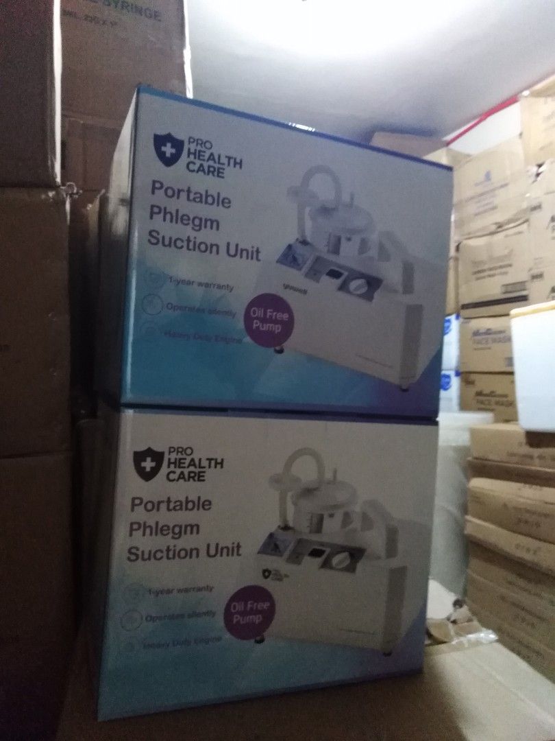PORTABLE SUCTION Machine (prohealth), Health & Nutrition, Assistive ...