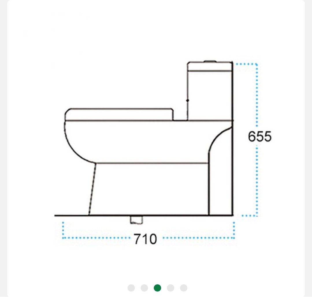 Pozzi Toilet Brand New, Furniture & Home Living, Bathroom & Kitchen