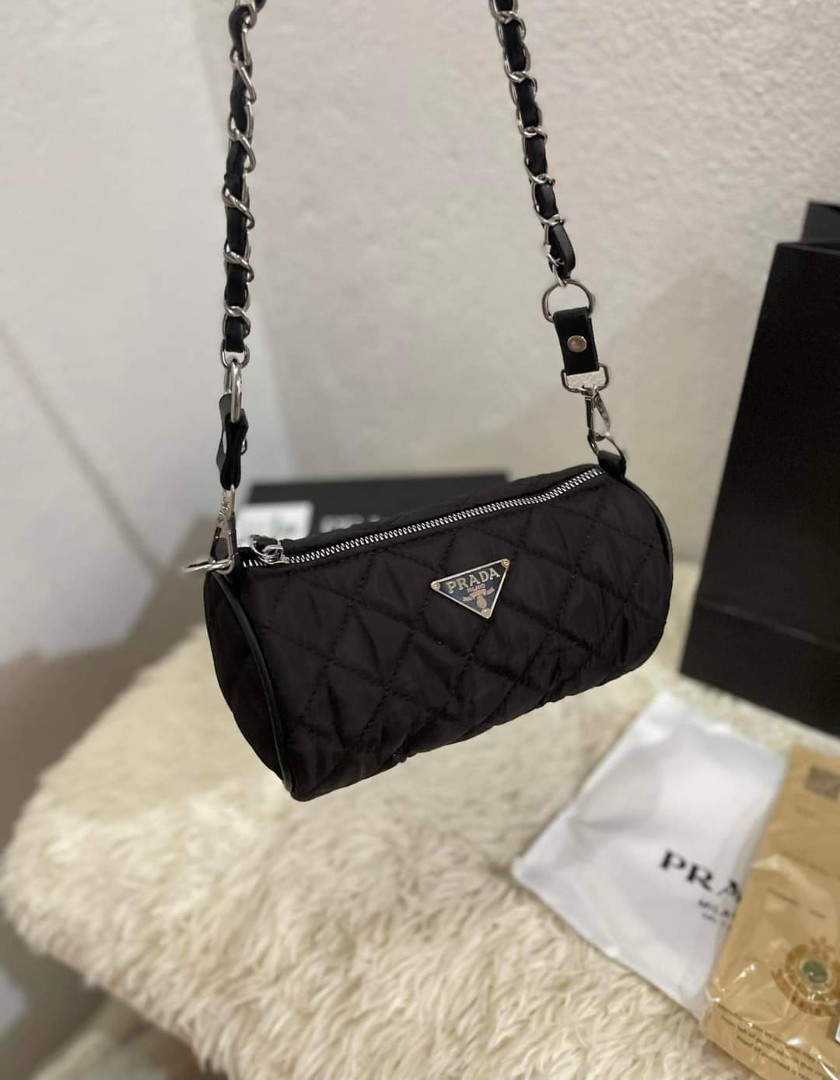 Prada Mini Sling Bag, Luxury, Bags & Wallets on Carousell
