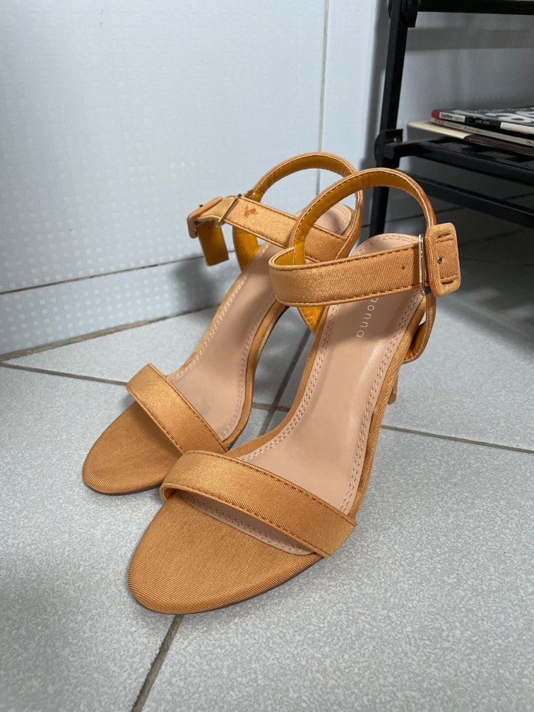 PrimaDonna Mustard Heels Stiletto, Women's Fashion, Footwear, Heels on