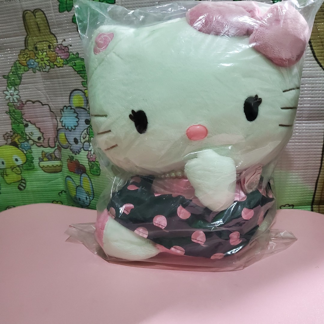 Rare Hello Kitty Big Plush Lotte, Hobbies & Toys, Toys & Games on Carousell