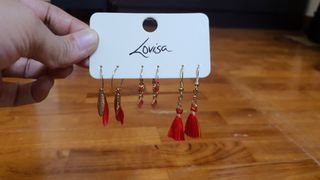 Lovisa Red Earrings Set