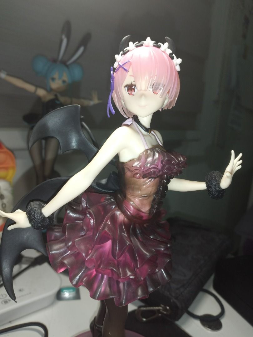 Rem and Ram (ReZero) angel/devil figure, Hobbies & Toys, Toys & Games