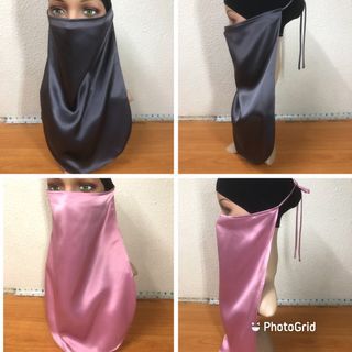 Satin niqab