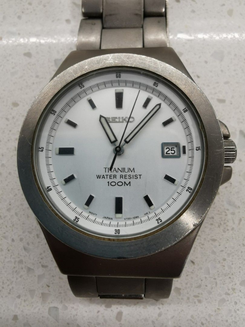 Titanium water resistant sale