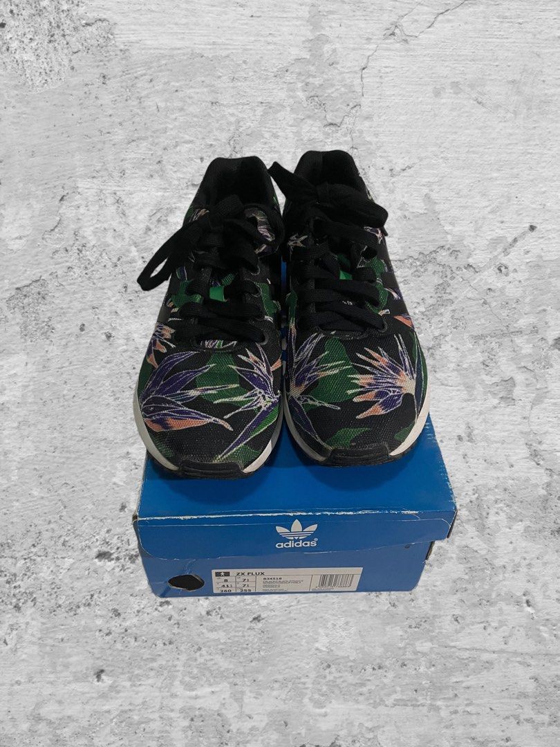 Sepatu Sneakers Adidas zx flux floral not superstar nike new