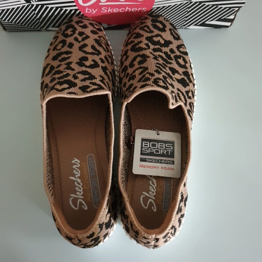 Skechers bobs leopard print online