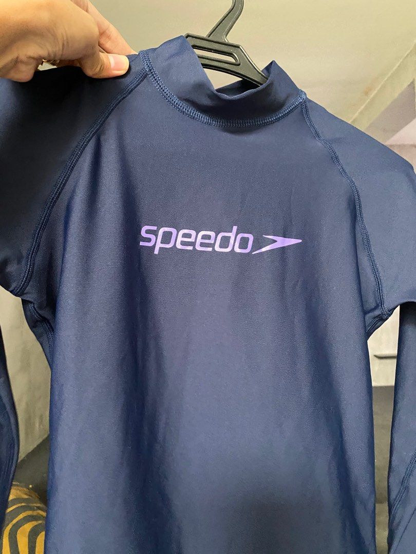 Speedo Rash Guard, Women's Fashion, Swimwear, Rash guard on Carousell