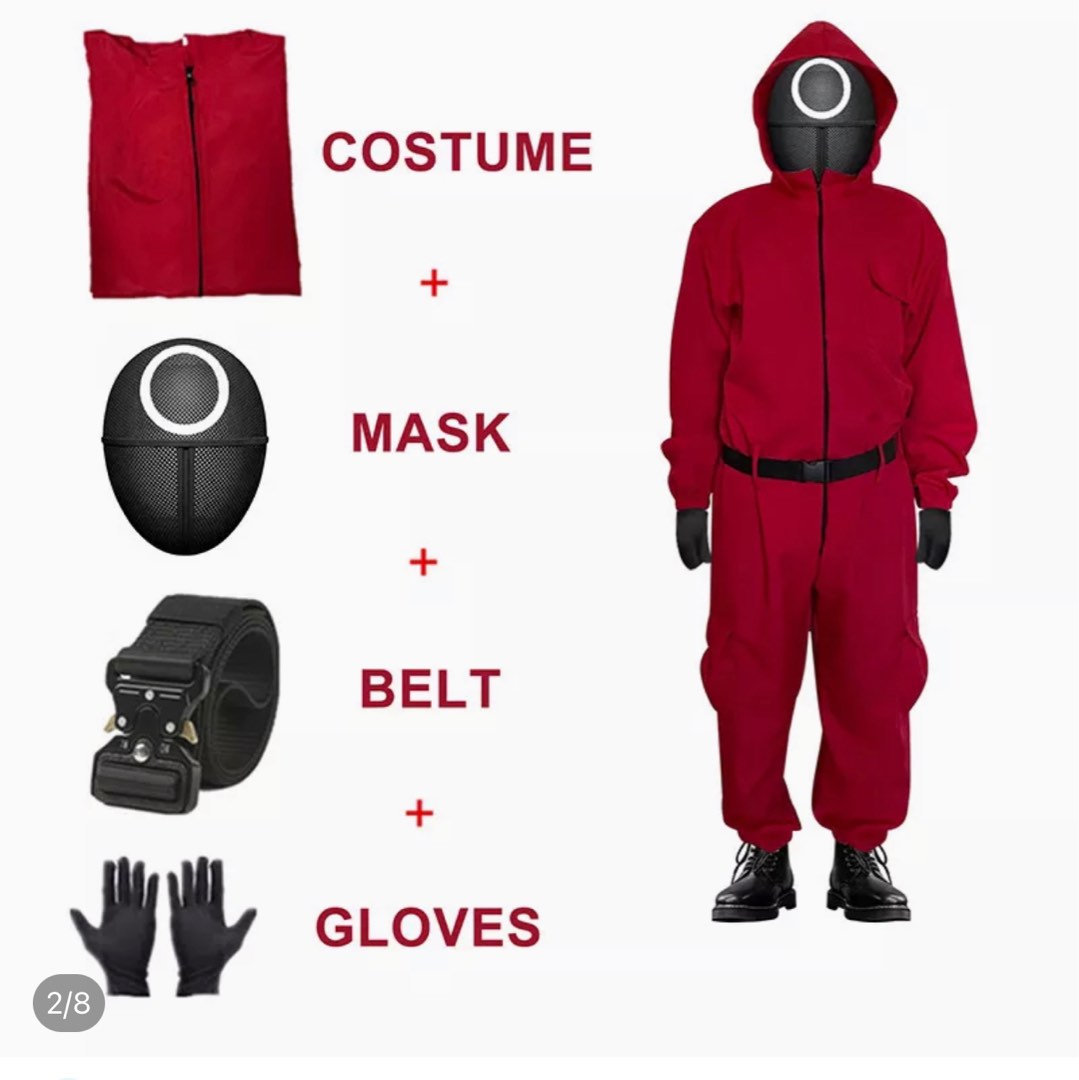 Squid Game costume set, Women's Fashion, Dresses & Sets, Jumpsuits on