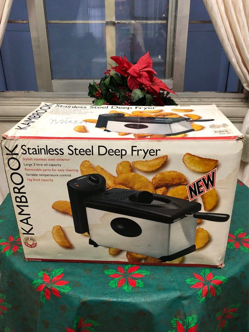 Stainless Steel Deep Fryer, KAMBROOK Australia, 220v, TV & Home