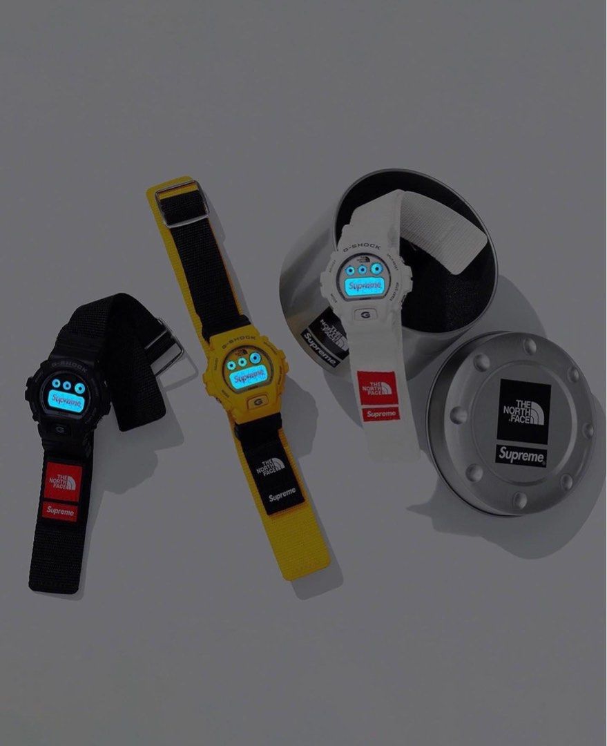 supreme x the north face g shock