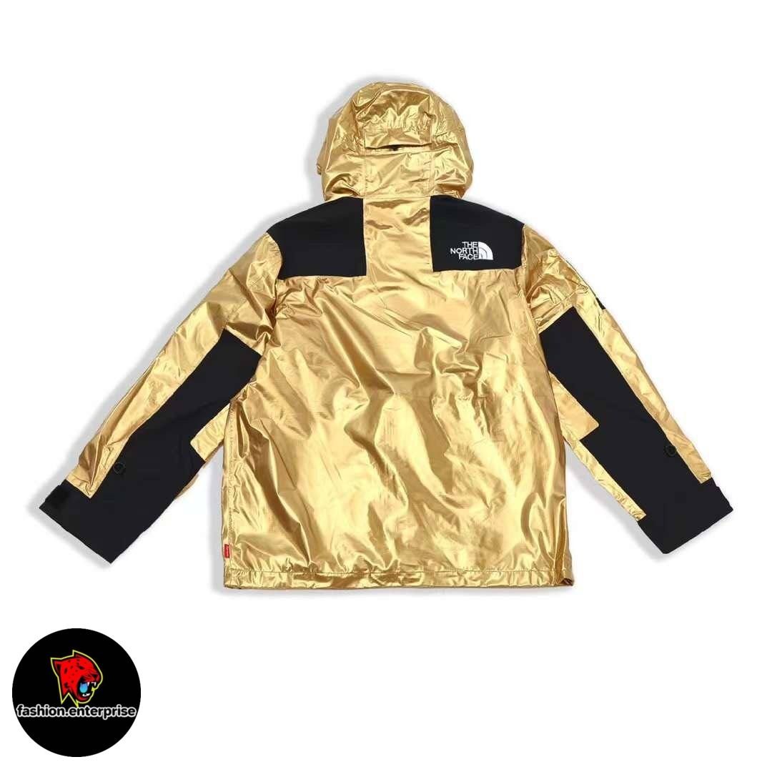 Supreme the north face metallic mountain parka gold clearance