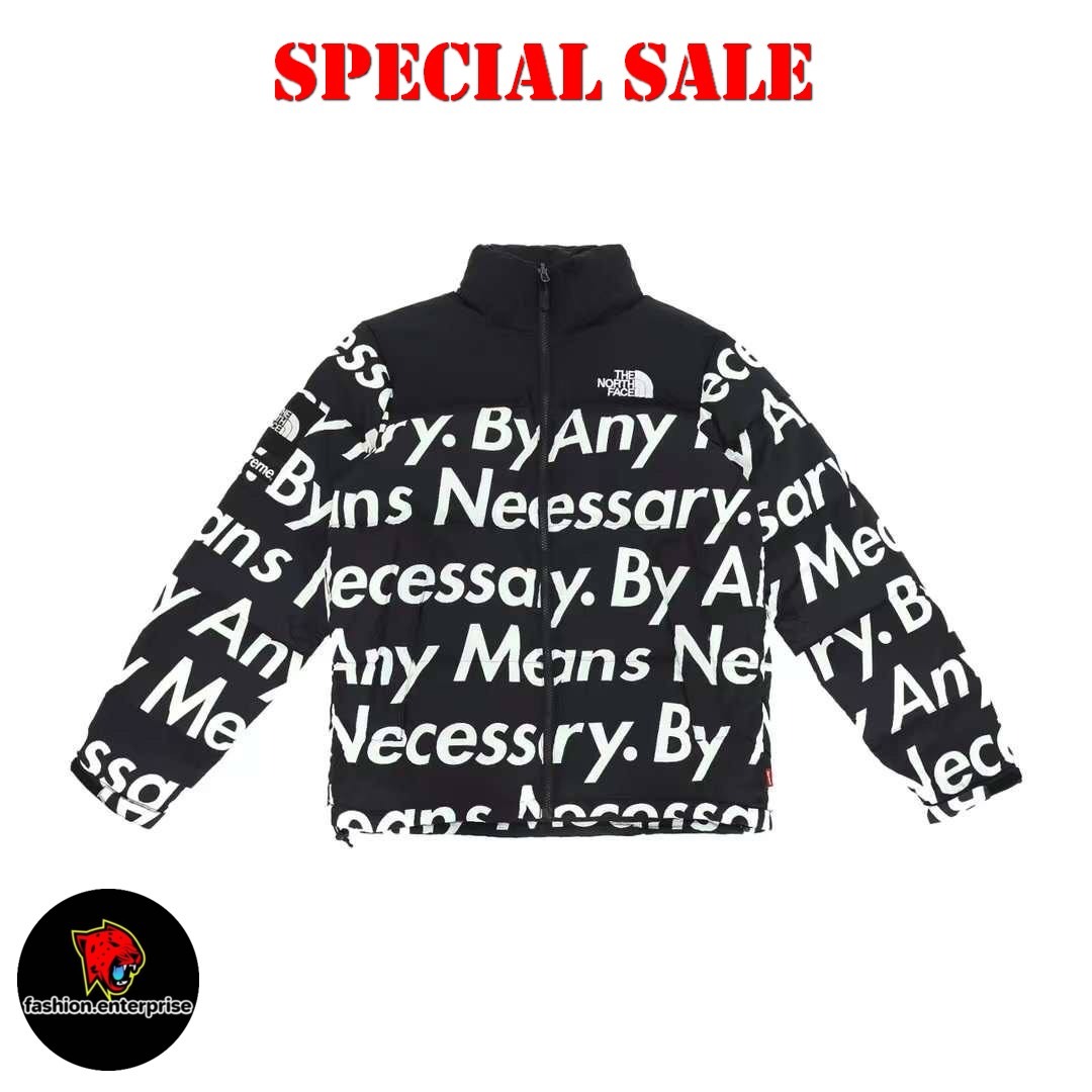 Supreme x the north face nuptse jacket by any means necessary discount