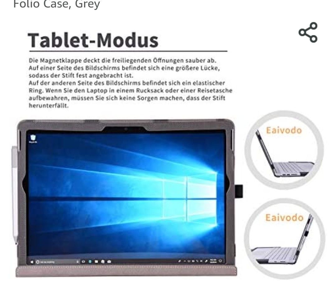 Surface Book 3 Eaivodo Case Cover 15 inch with Magnetic Closure