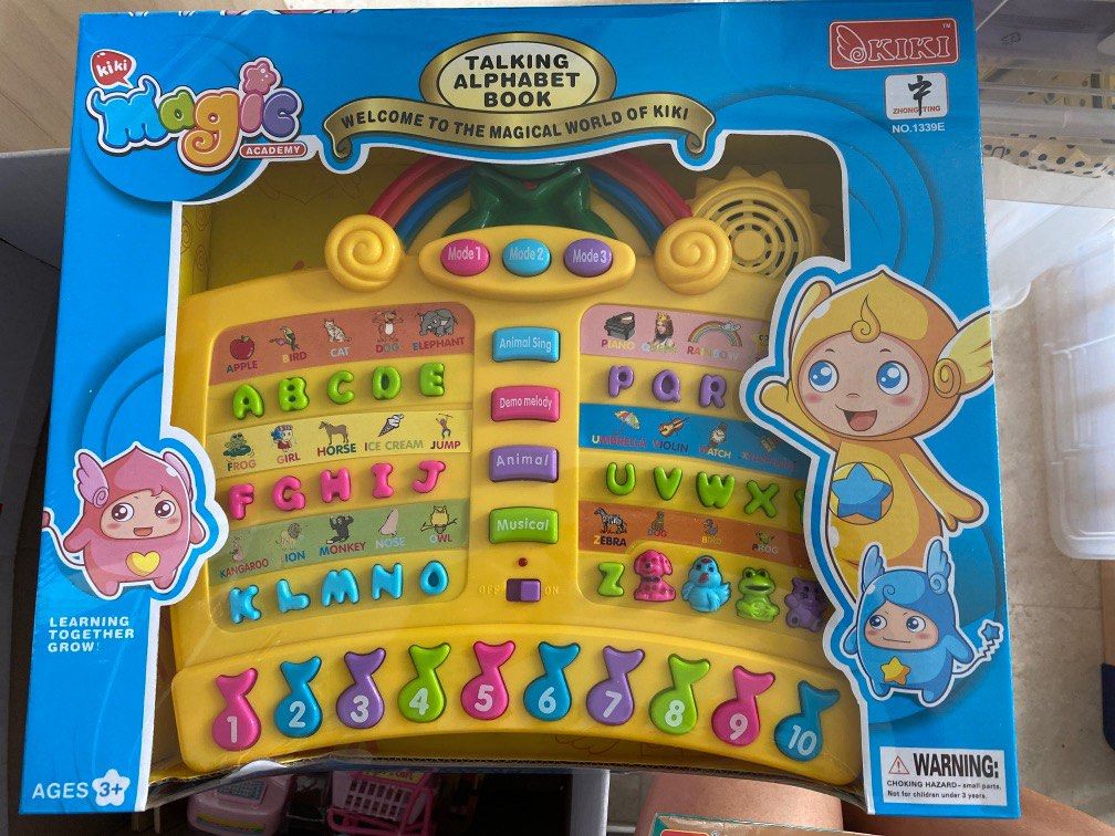 Talking Alphabet Book, Hobbies & Toys, Toys & Games on Carousell